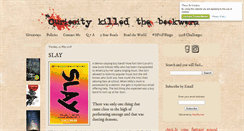 Desktop Screenshot of curiositykilledthebookworm.net